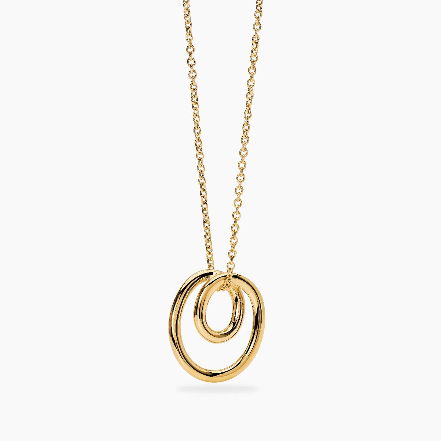 KIDULT - Collana girocollo donna con spirale in acciaio dorato
