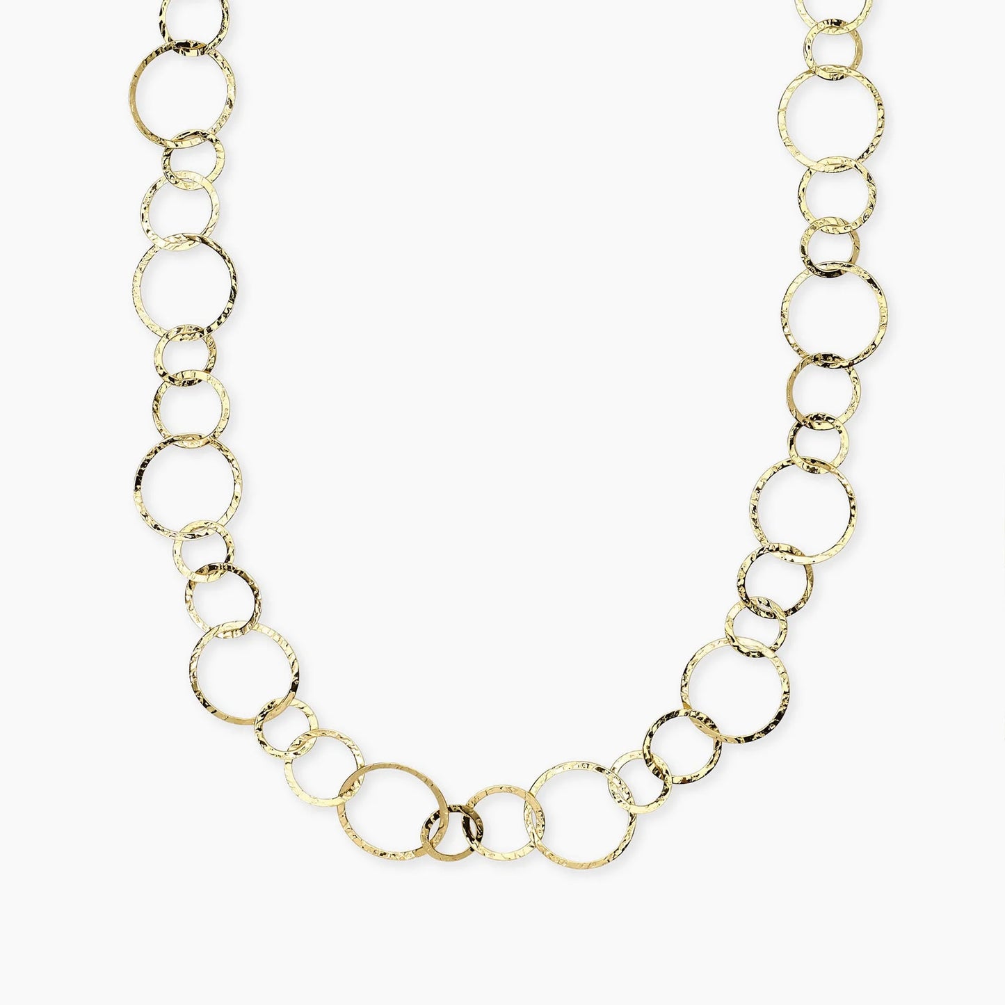 KIDULT - Collana con maglie dorate rotonde