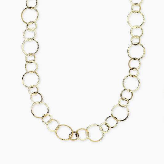 KIDULT - Collana con maglie dorate rotonde