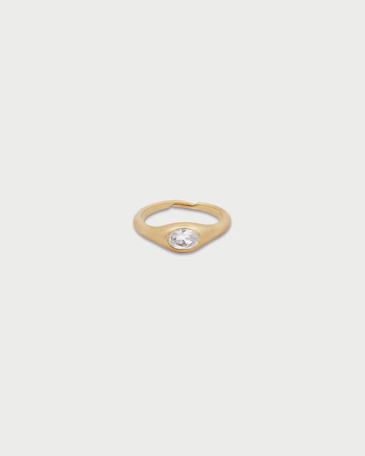 RUE DES MILLE - Anello Chevalier Oval Cut