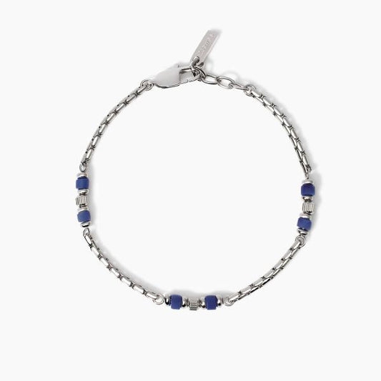 2JEWELS - Bracciale in acciaio 316L sodalite
