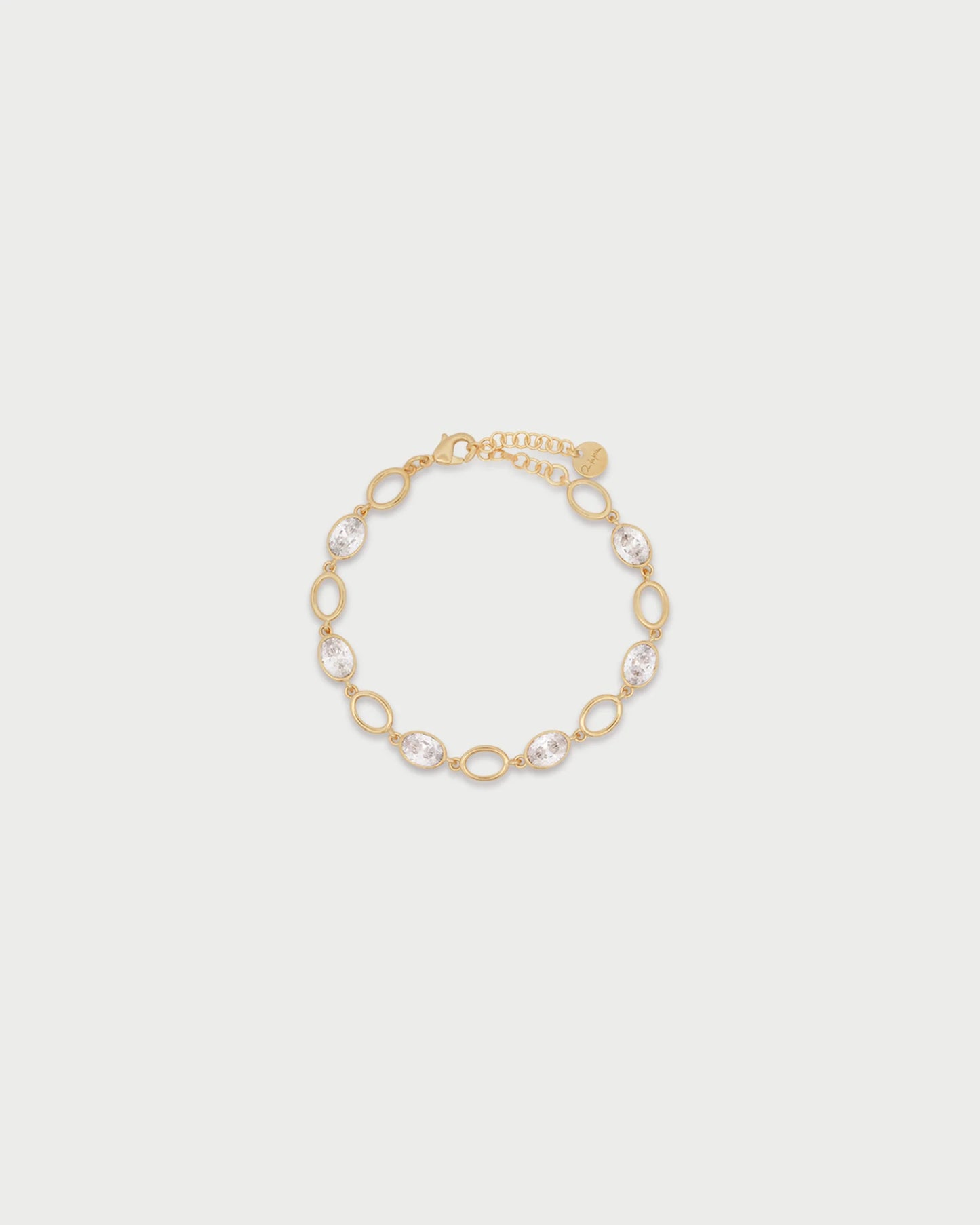RUE DES MILLE - Bracciale Alternato Oval Cut