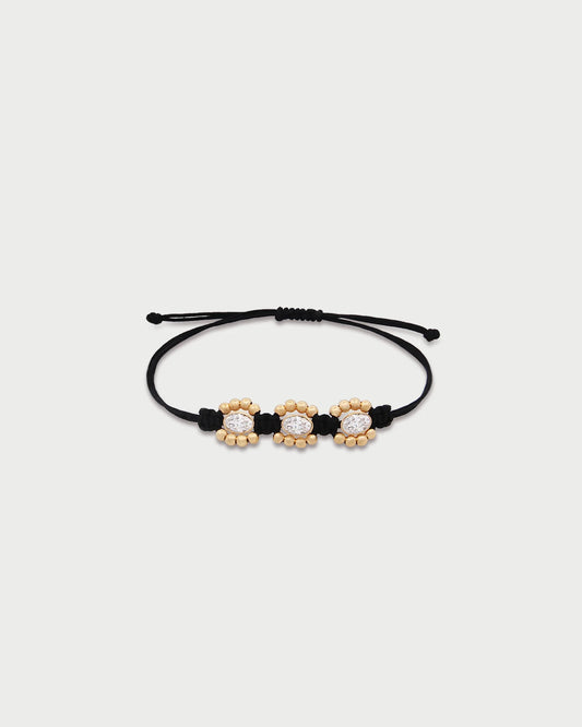RUE DES MILLE - Bracciale Tessuto Daisy