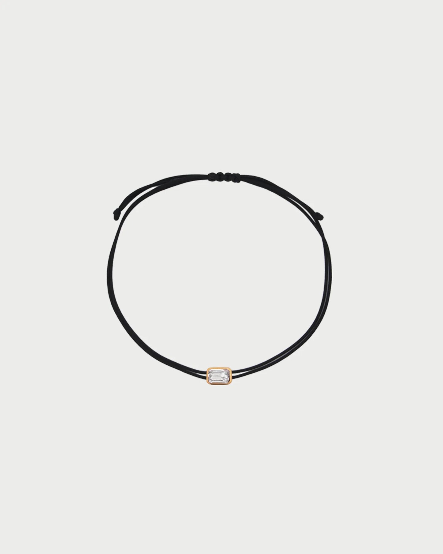 RUE DES MILLE - Bracciale Tessuto Emerald Cut