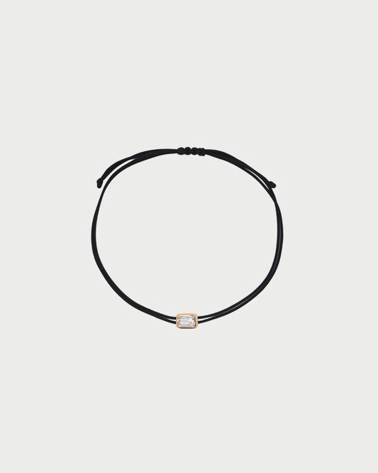 RUE DES MILLE - Bracciale Tessuto Emerald Cut