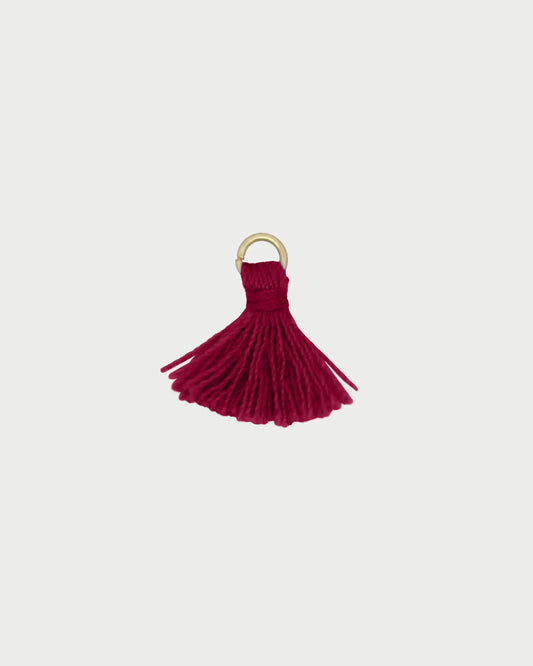 RUE DES MILLE - Charm Nappa Burgundy