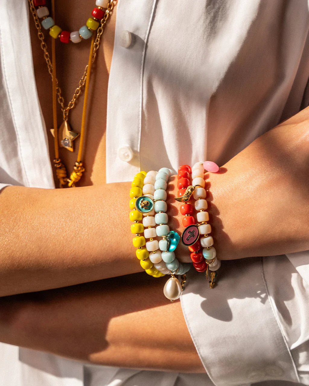 RUE DES MILLE - Bracciale Base Elastico IBIZA