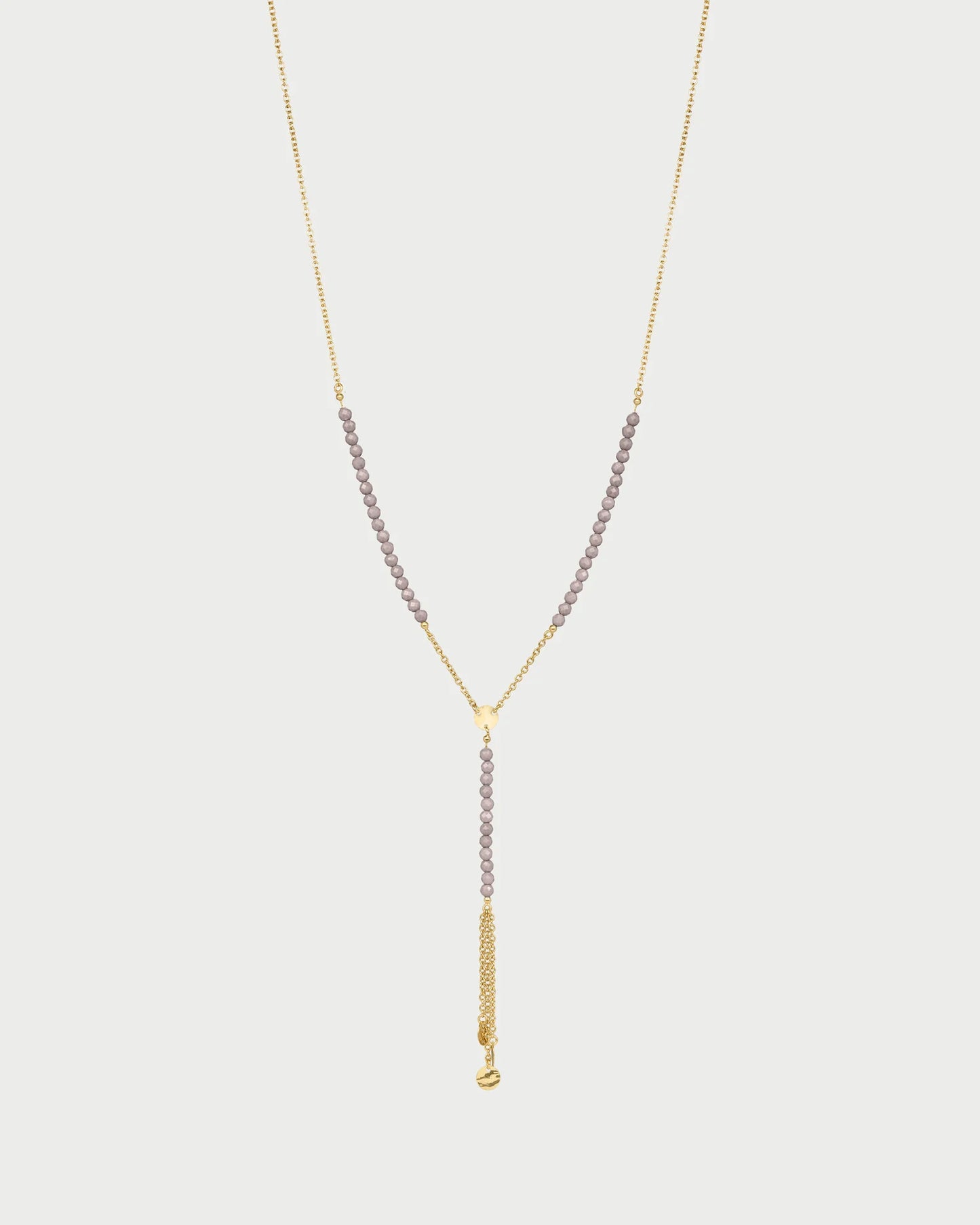 RUE DES MILLE - Collana rosario con Pepite di Zirconi Milky