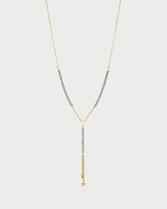 RUE DES MILLE - Collana rosario con Pepite di Zirconi Milky