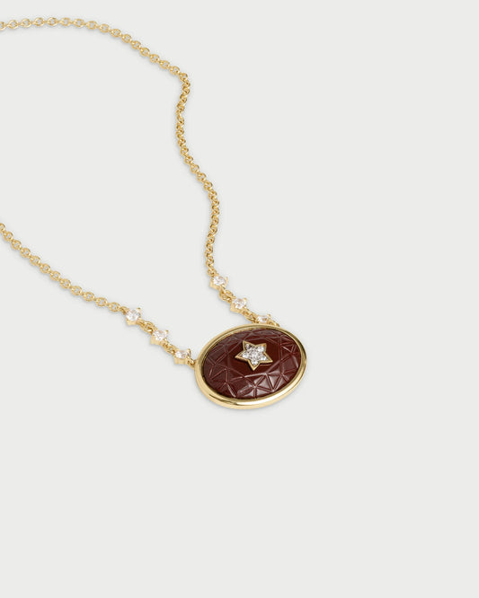 RUE DES MILLE - Girocollo oval choco