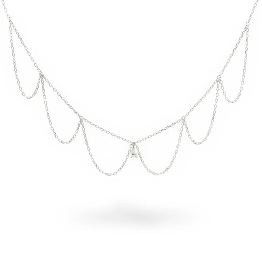 RUE DES MILLE - Girocollo merletto drop