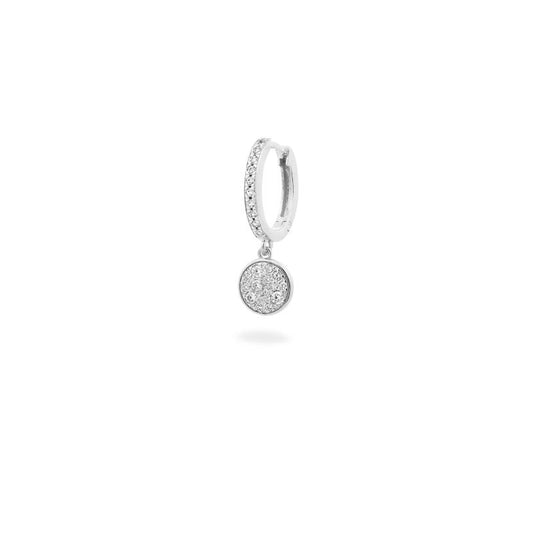 RUE DES MILLE - Mono-Orecchino Hoop Pendente STARDUST TEN
