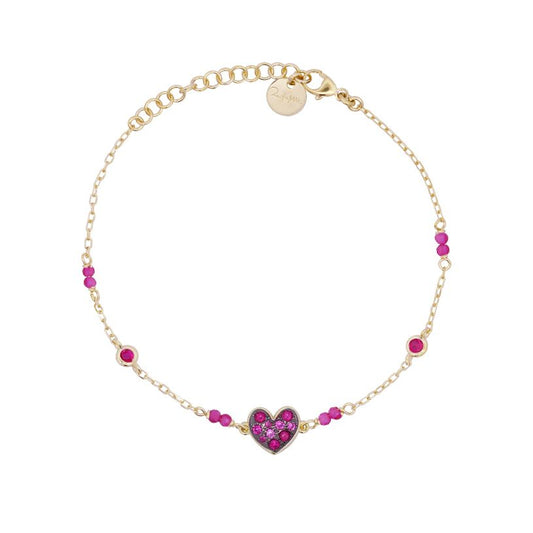 RUE DES MILLE - Bracciale catena con soggetti colorati STARDUST TEN