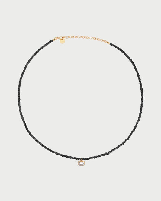 RUE DES MILLE - Girocollo Pietre Single Emerald Cut