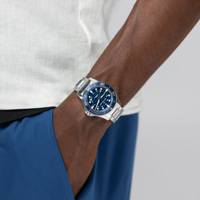 HAMILTON - Khaki Navy Scuba Auto 40 mm