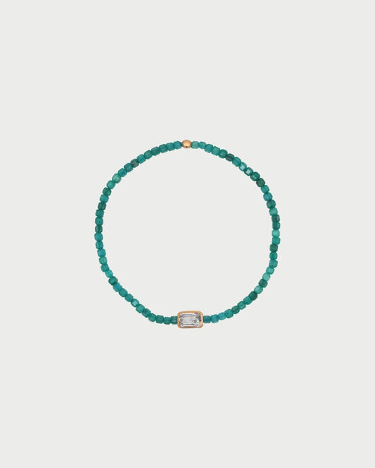 RUE DES MILLE - Bracciale Elastico Emerald Cut