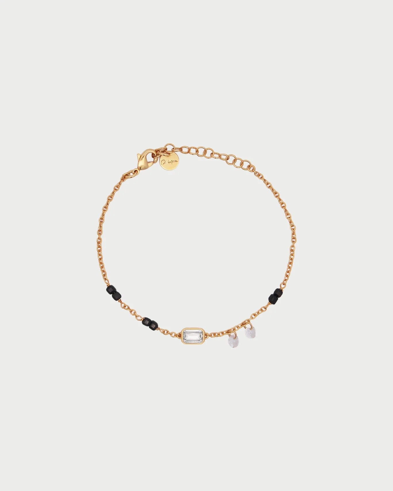 RUE DES MILLE - Bracciale Catena e Pietre Emerald Cut
