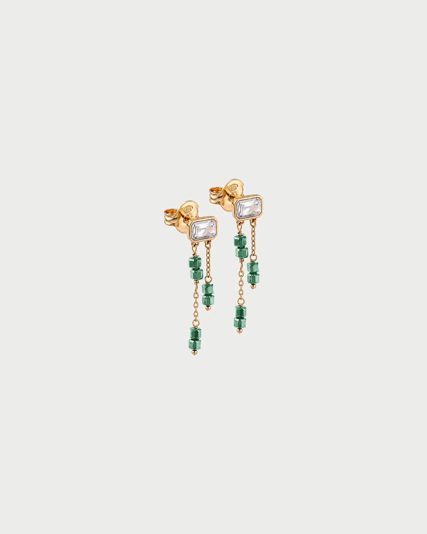 RUE DES MILLE - Orecchini Pendenti Emerald Cut