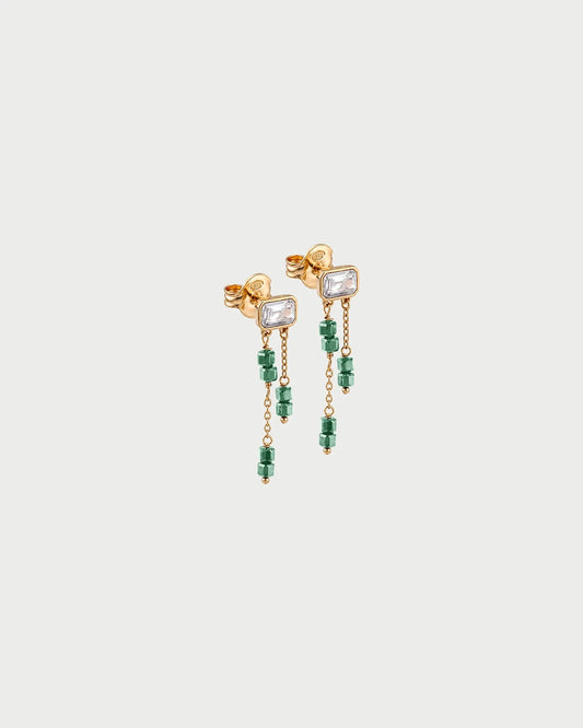 RUE DES MILLE - Orecchini Pendenti Emerald Cut