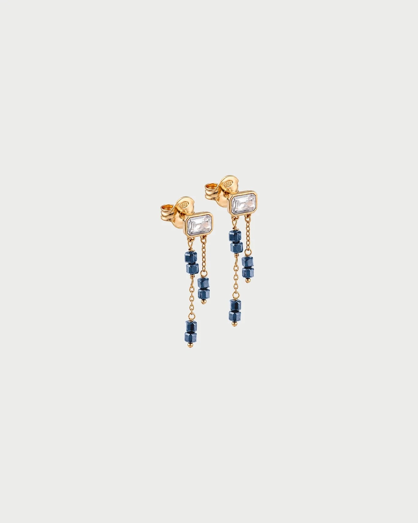 RUE DES MILLE - Orecchini Pendenti Emerald Cut