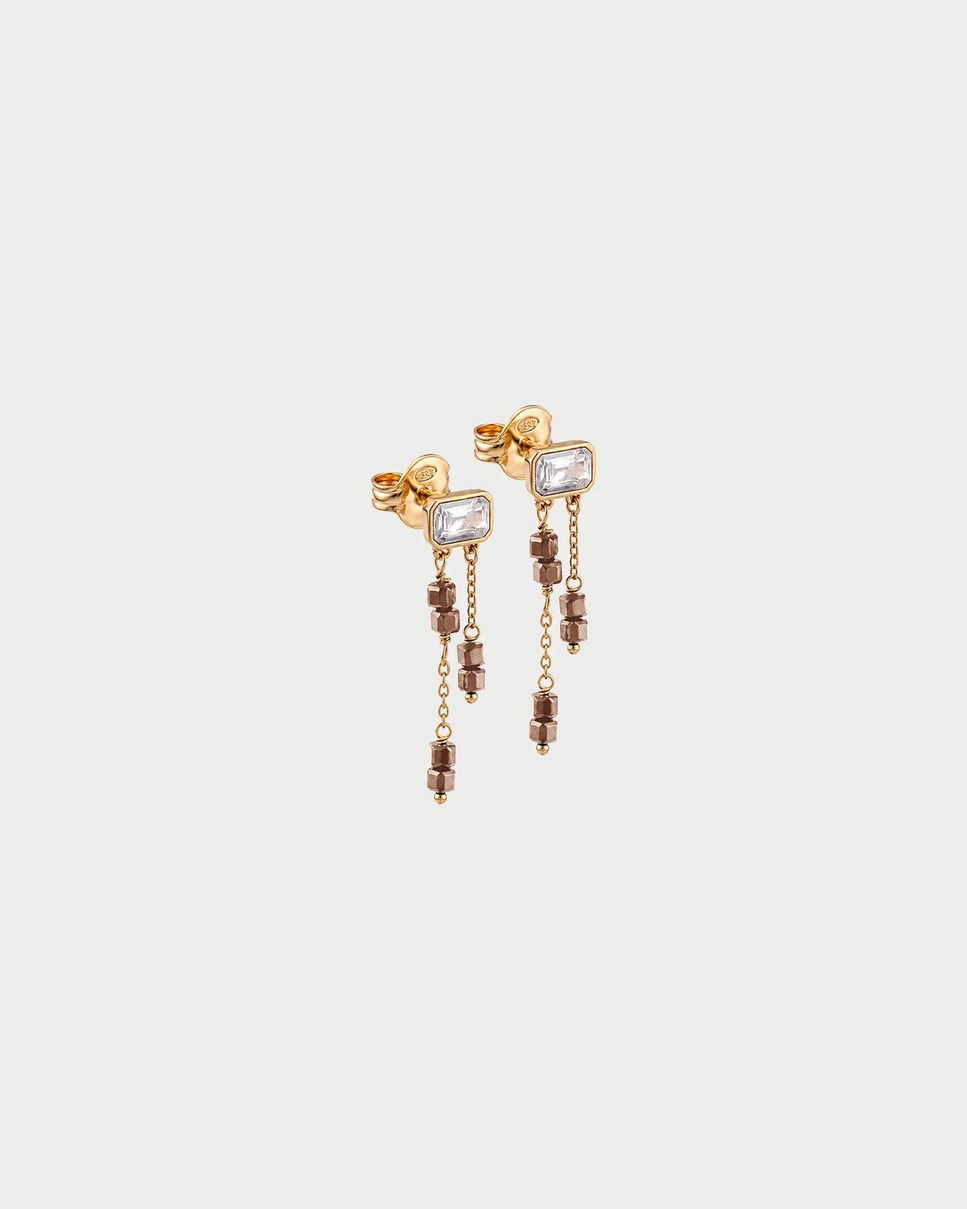 RUE DES MILLE - Orecchini Pendenti Emerald Cut