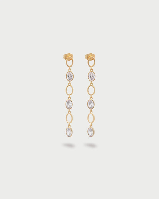 RUE DES MILLE - Orecchini Pendenti Oval Cut