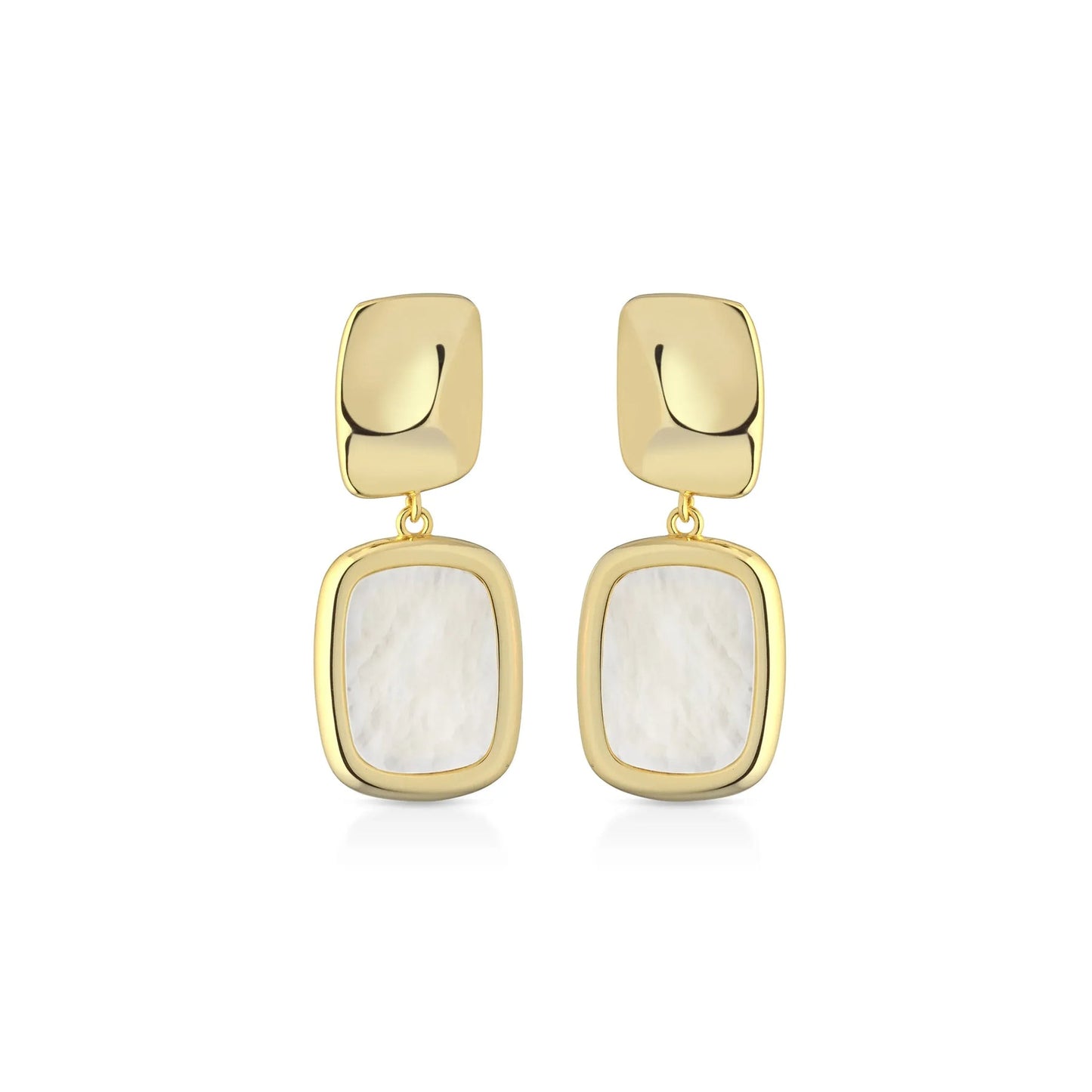 LE LUNE GLAMOUR - Orecchini in argento e madreperla