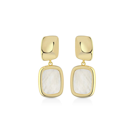 LE LUNE GLAMOUR - Orecchini in argento e madreperla