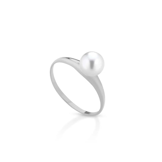 LELUNE - Anello con Perla