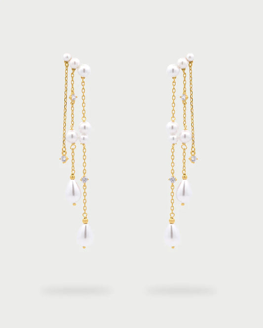 RUE DES MILLE - Orecchini Pearl rain