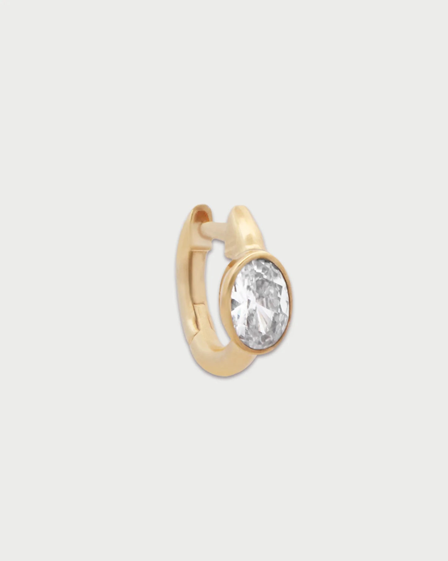 RUE DES MILLE - Mono-orecchino Mini Oval Hoop