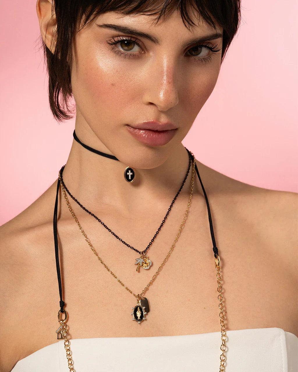 RUE DES MILLE - Girocollo 3+1 chain Base