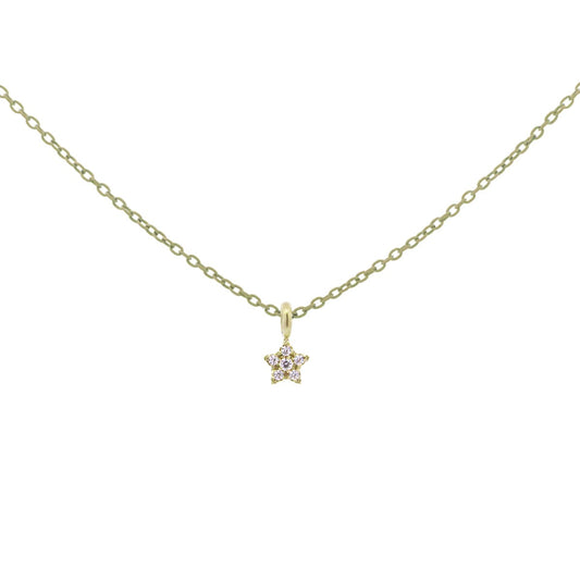 RUE DES MILLE - GIROCOLLO STELLA CATENA CON VERNICE E DIAMANTI LAB GROWN