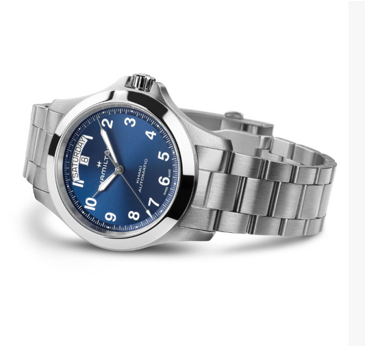 HAMILTON - KHAKI FIELD KING DAY-DATE 40 MM