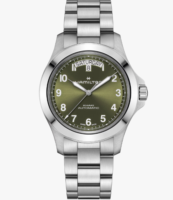 HAMILTON - KHAKI FIELD KING DAY-DATE 40 MM