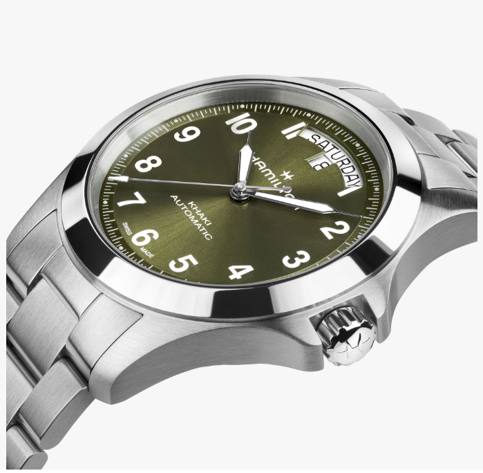 HAMILTON - KHAKI FIELD KING DAY-DATE 40 MM