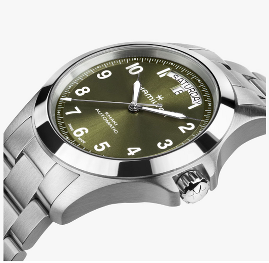 HAMILTON - KHAKI FIELD KING DAY-DATE 40 MM