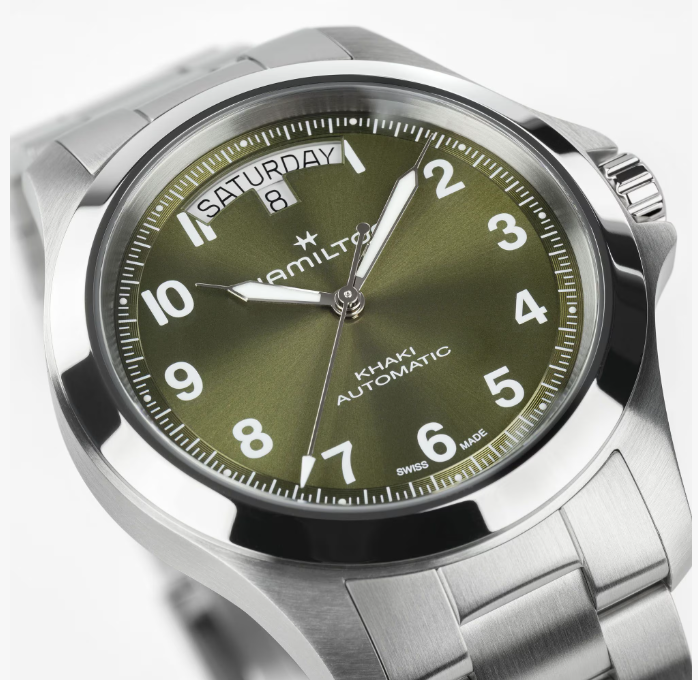 HAMILTON - KHAKI FIELD KING DAY-DATE 40 MM