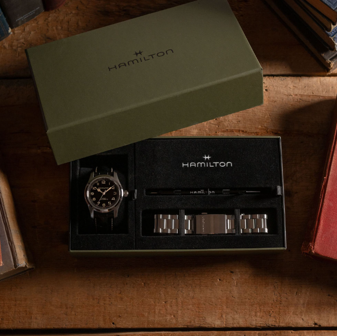 HAMILTON - Khaki Field Set bracciale Murph 42 mm