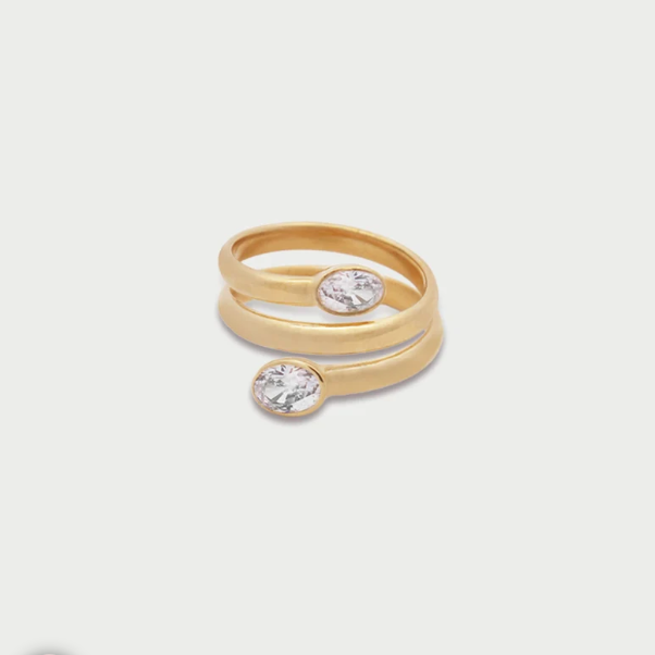RUE DES MILLE - Anello Snake Oval Cut