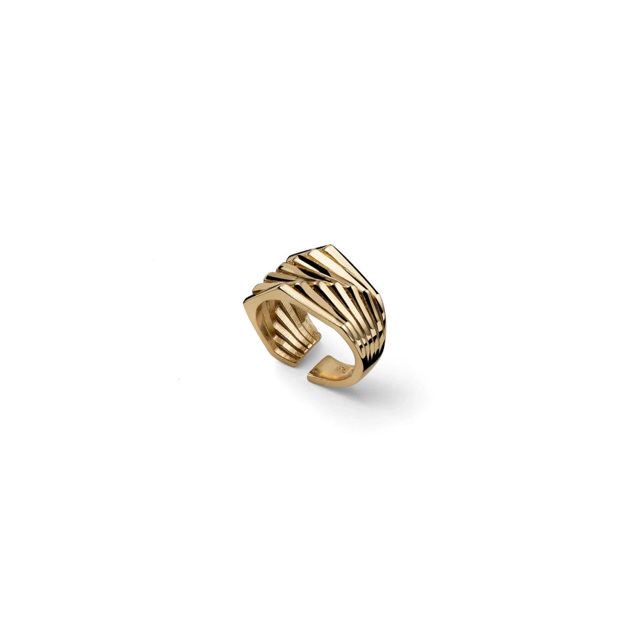 UNOAERRE - Anello Lux Sfaccettato