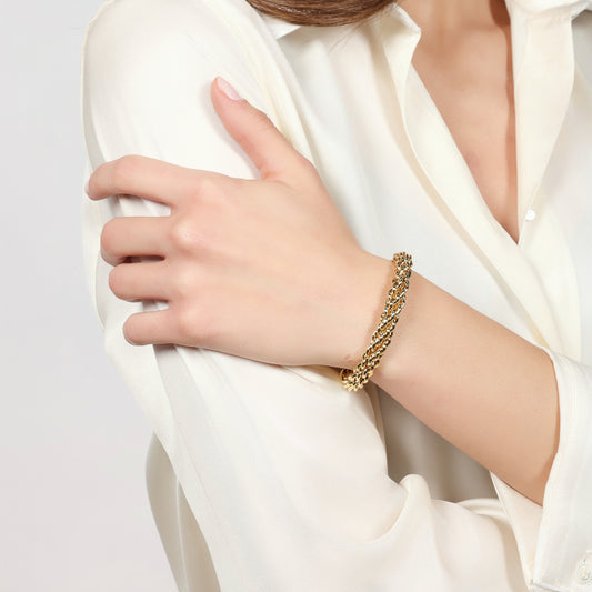 UNOAERRE - Bracciale armella dorato