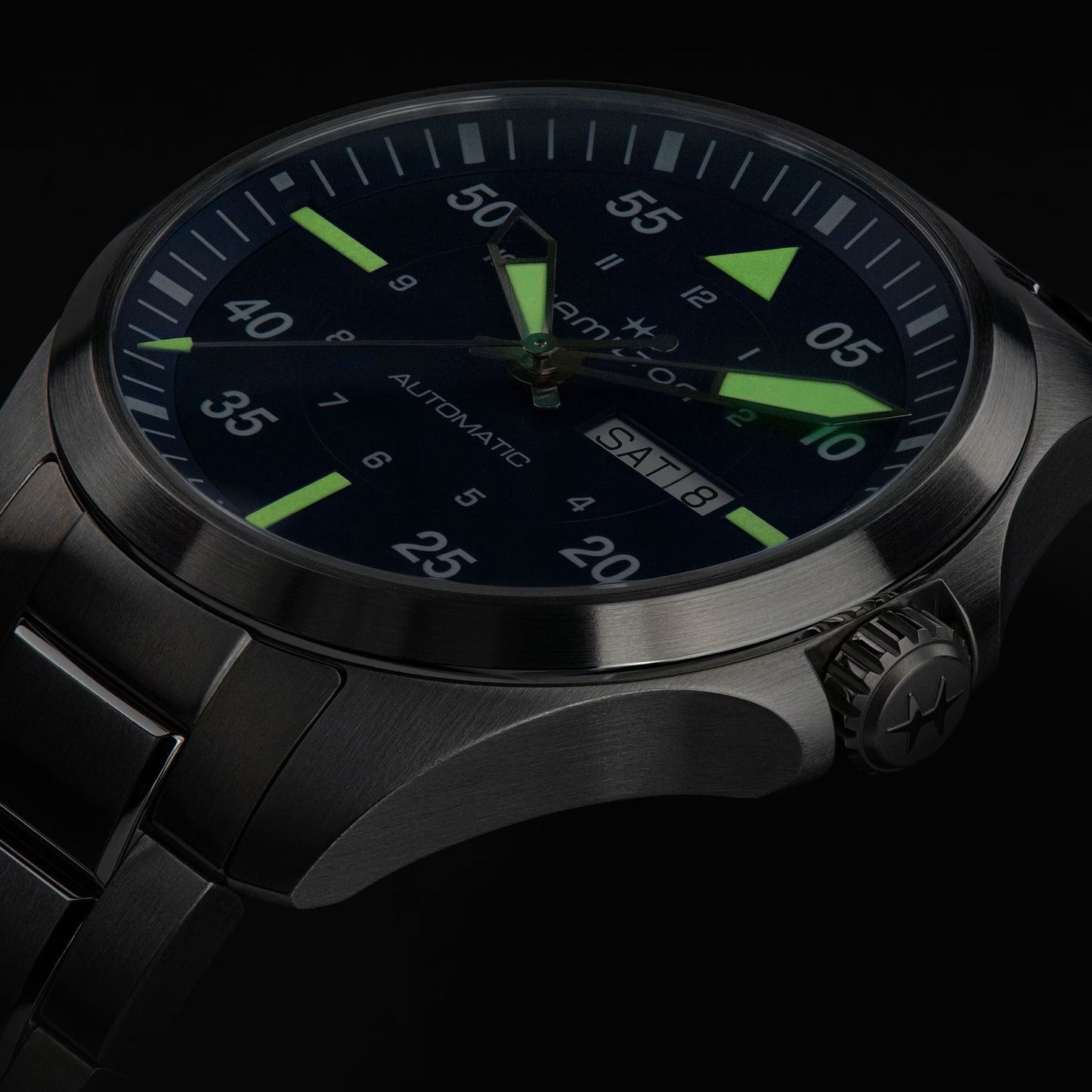 HAMILTON - Orologio KHAKI AVIATION PILOT DAY DATE AUTO