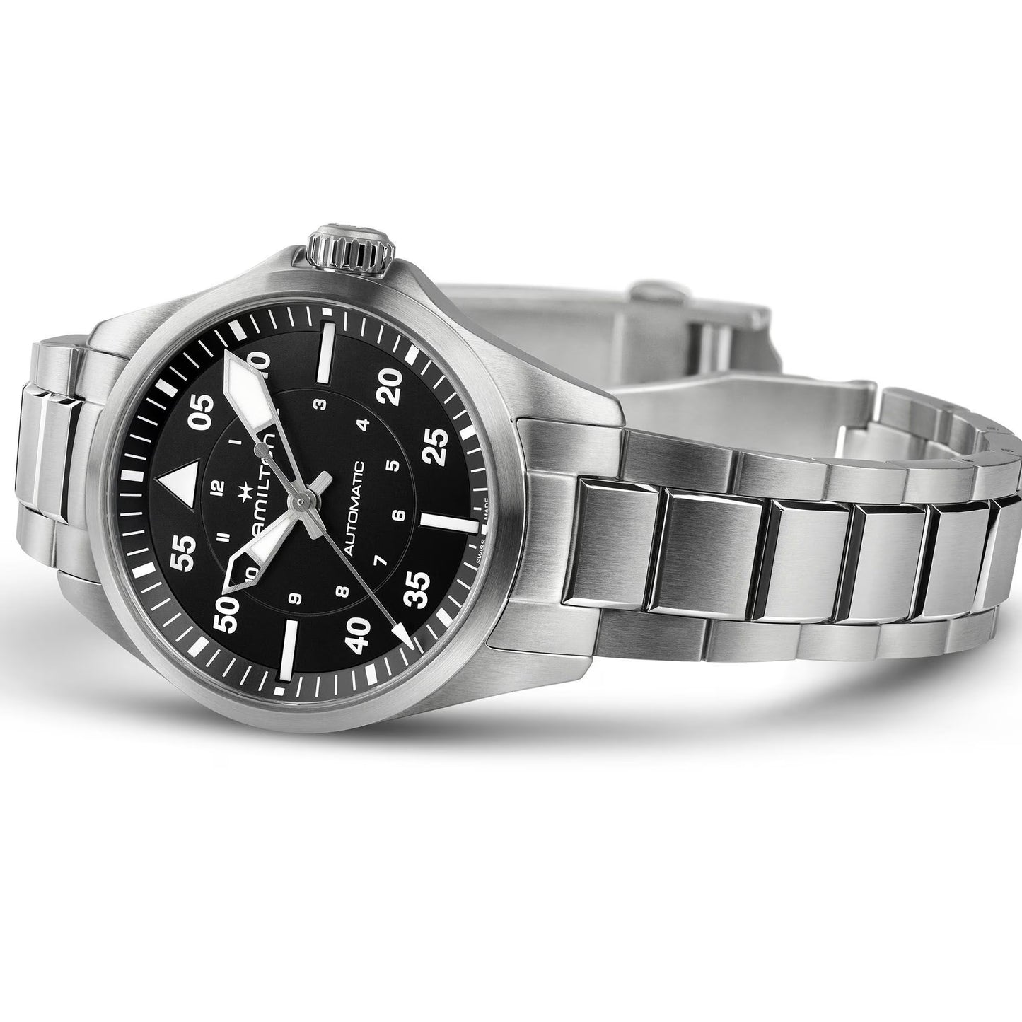 HAMILTON - KHAKI AVIATION PILOT AUTO