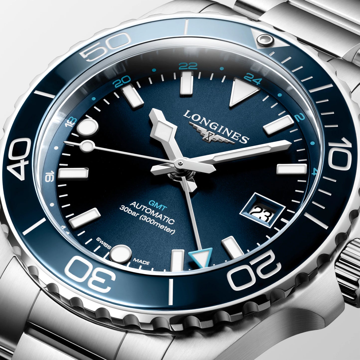 LONGINES - OROLOGIO HYDROCONQUEST GMT