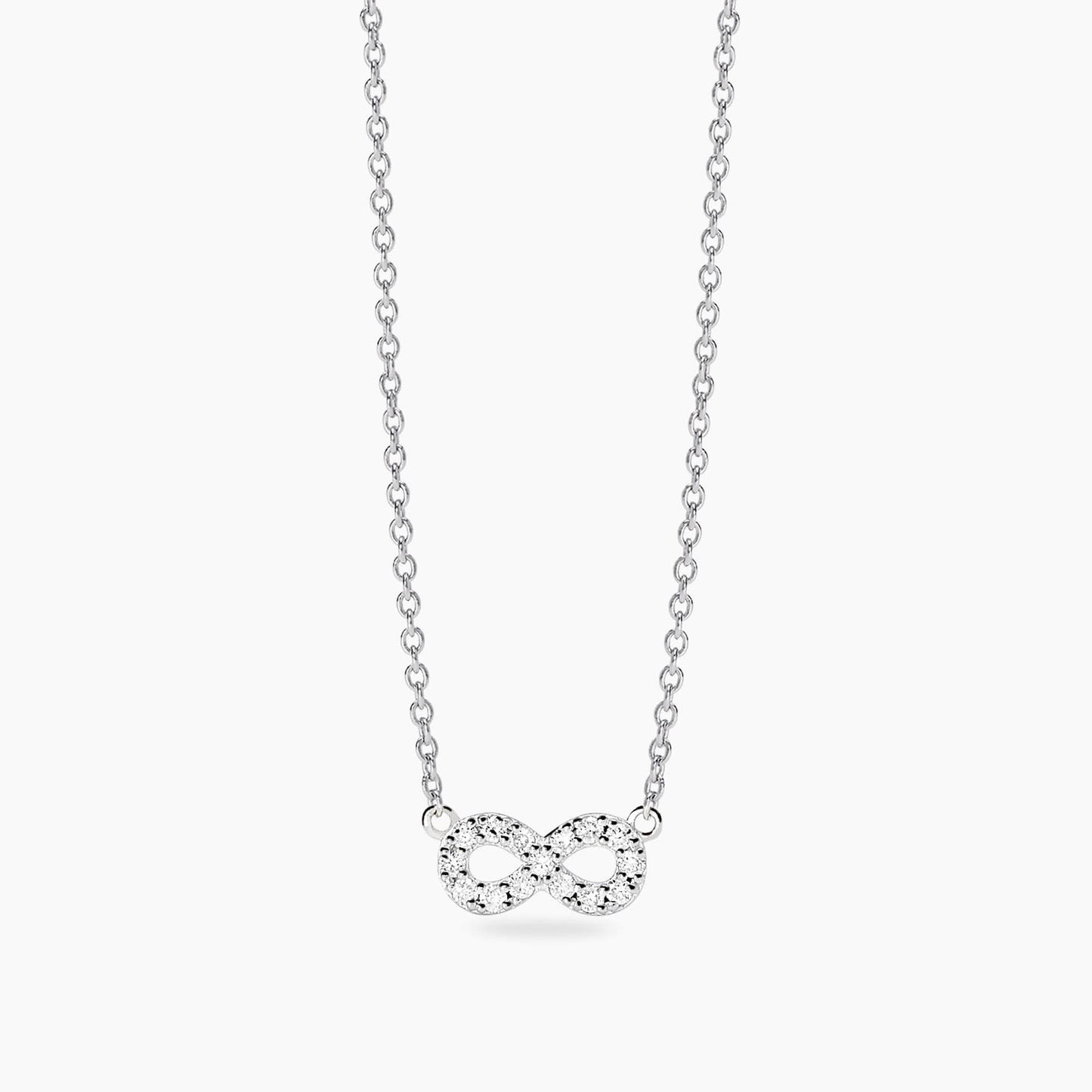 MABINA MY DIAMOND -Girocollo con infinito in diamanti lab-grown