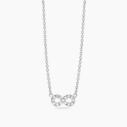 MABINA MY DIAMOND -Girocollo con infinito in diamanti lab-grown