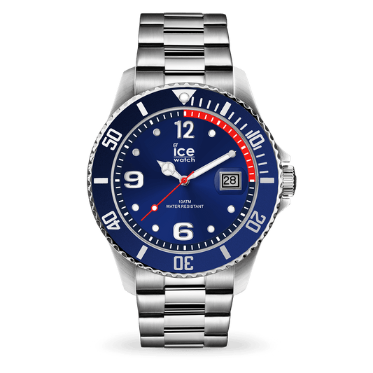 ICE - Steel Blue Silver Watch