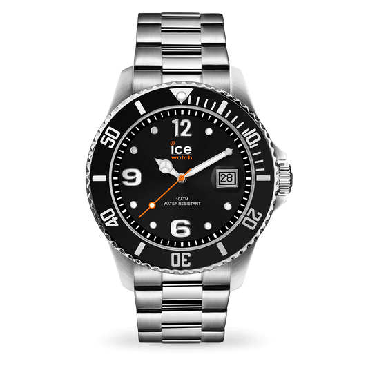 ICE - Steel Black Silver watch