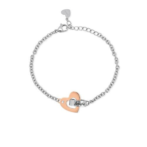 2JEWELS WOMAN - Braided Heart Bracelet